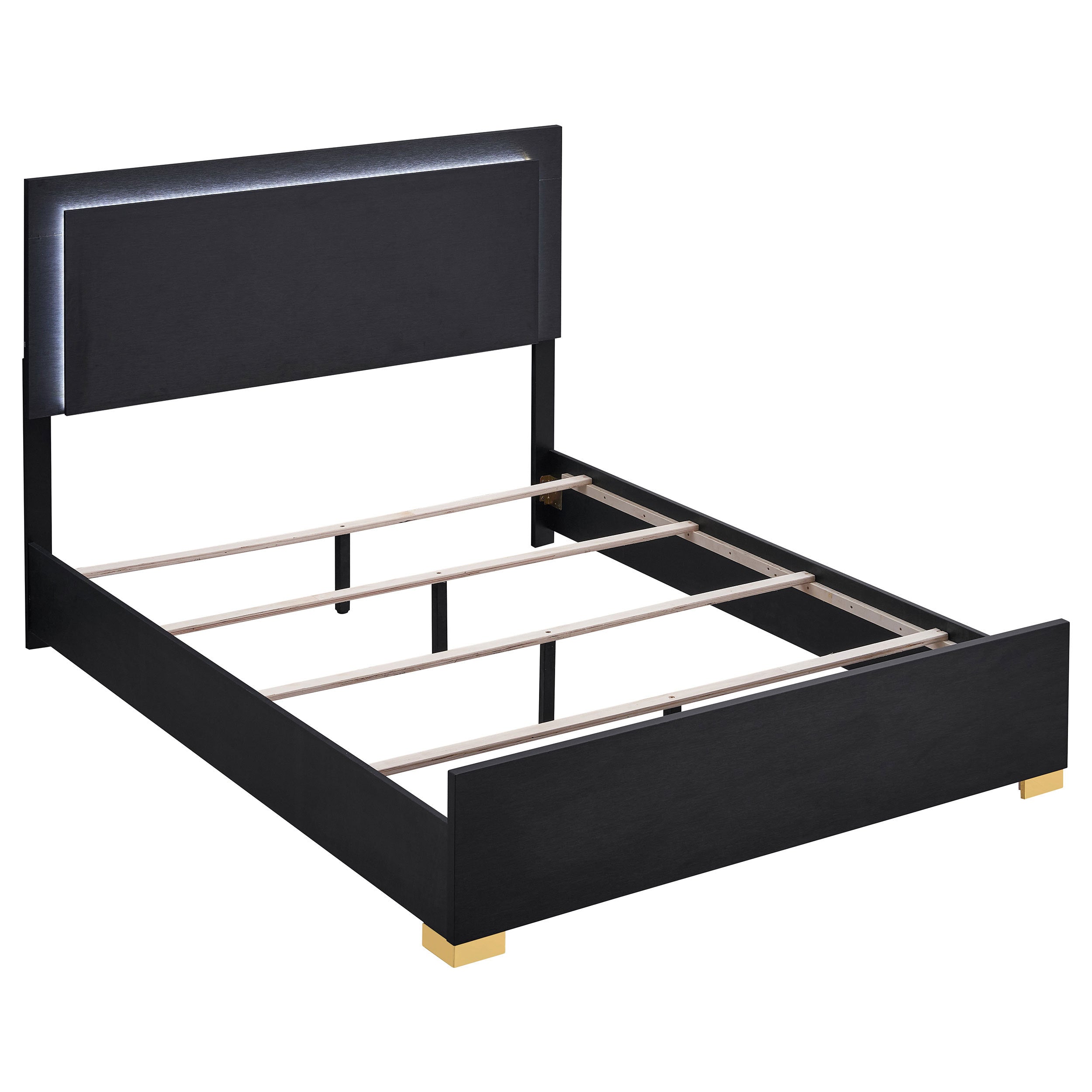 Medici Black 4-Piece LED Twin  Set