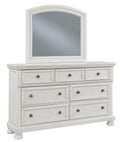 Robbinsdale - Dresser, Mirror - Antique White-0