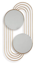 Warrenley - Accent Mirror - Gold Finish-0