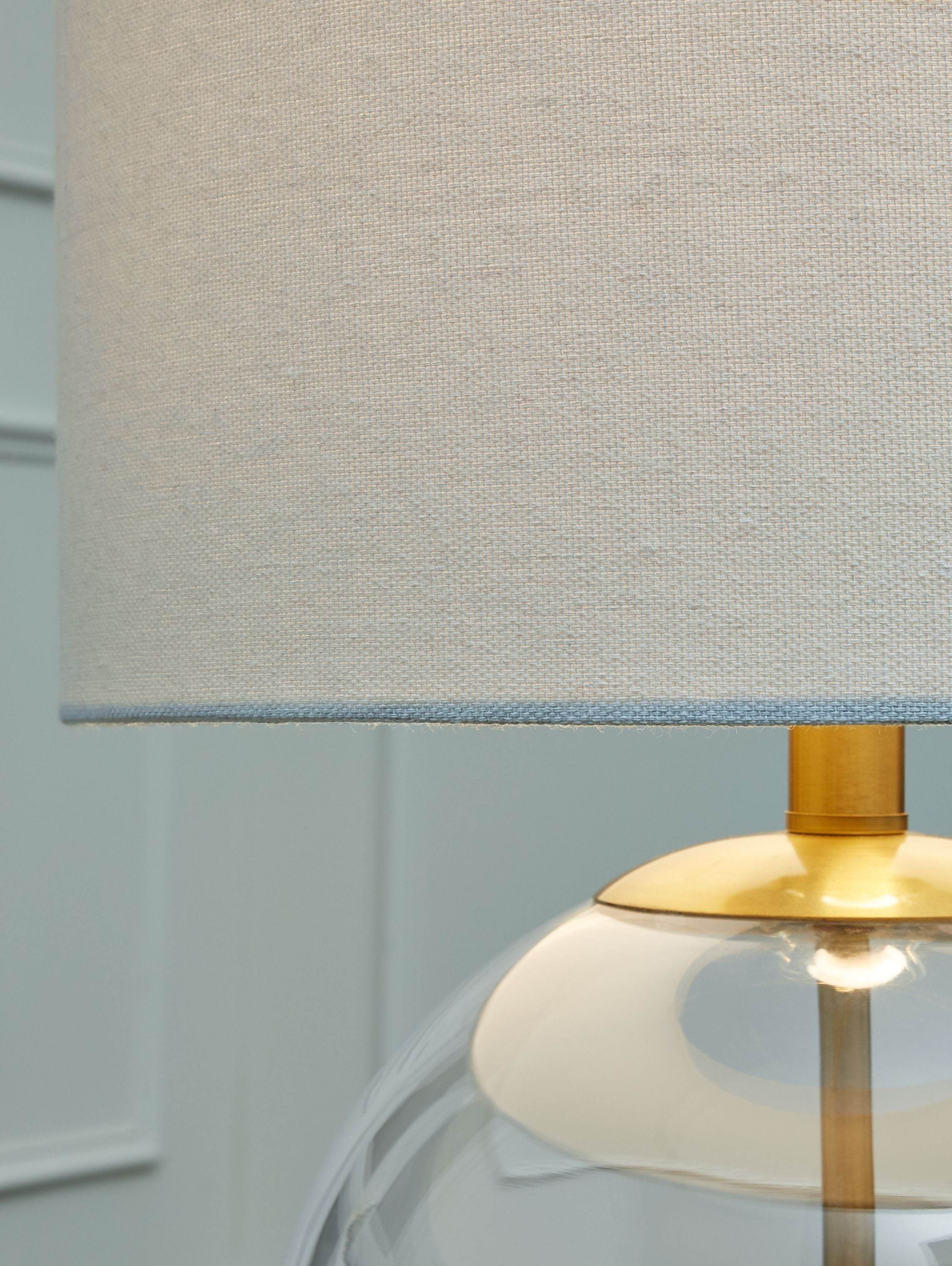 Samder - Glass Table Lamp  - White-2