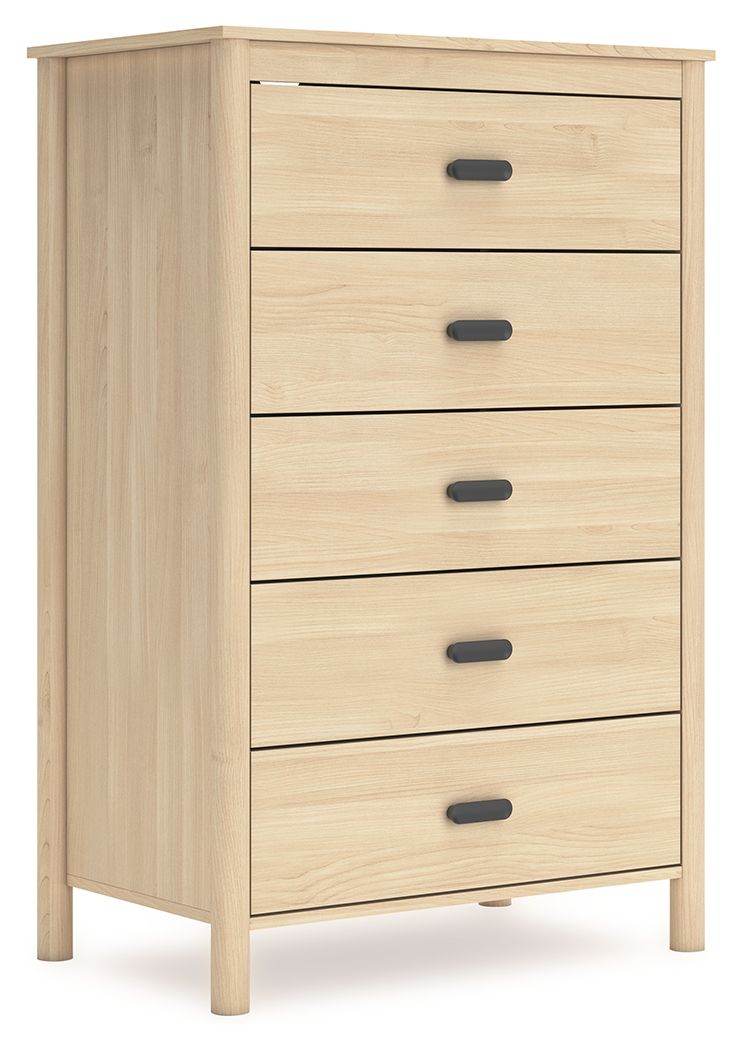 Cabinella - Five Drawer Chest - Tan-0