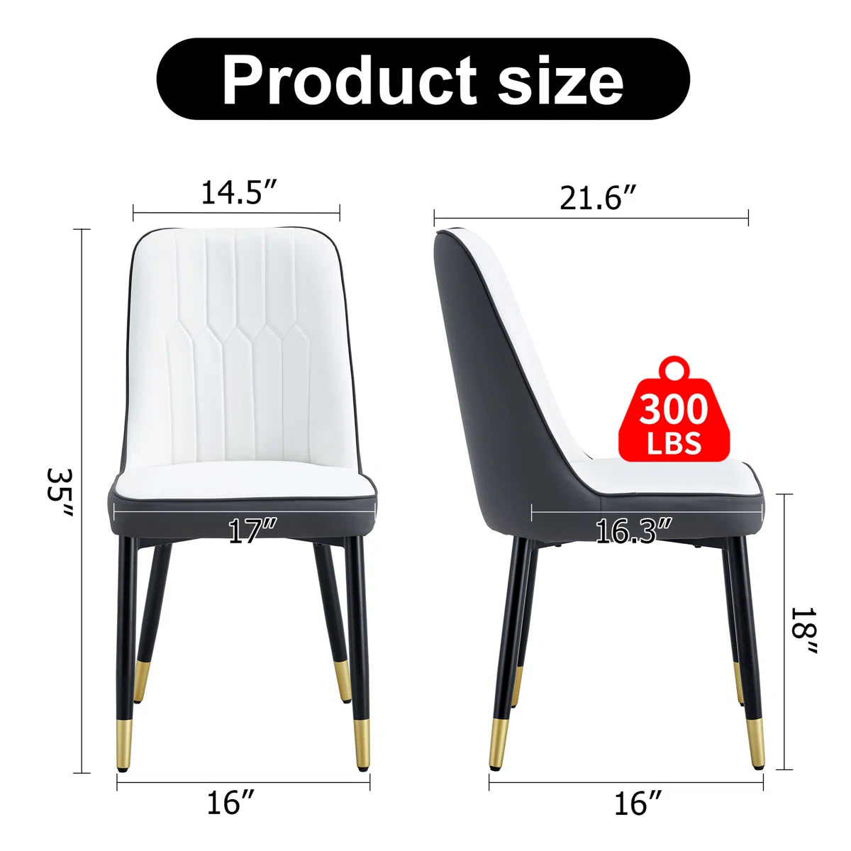 Dual Tone Dining Chairs
