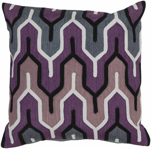 Bowthorpe Purple Throw Pillow