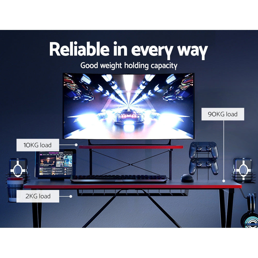 NNEDSZ Artiss Gaming Desk Computer Desks 105CM