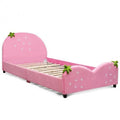 Kids Children Upholstered Berry Pattern Toddler Bed-0