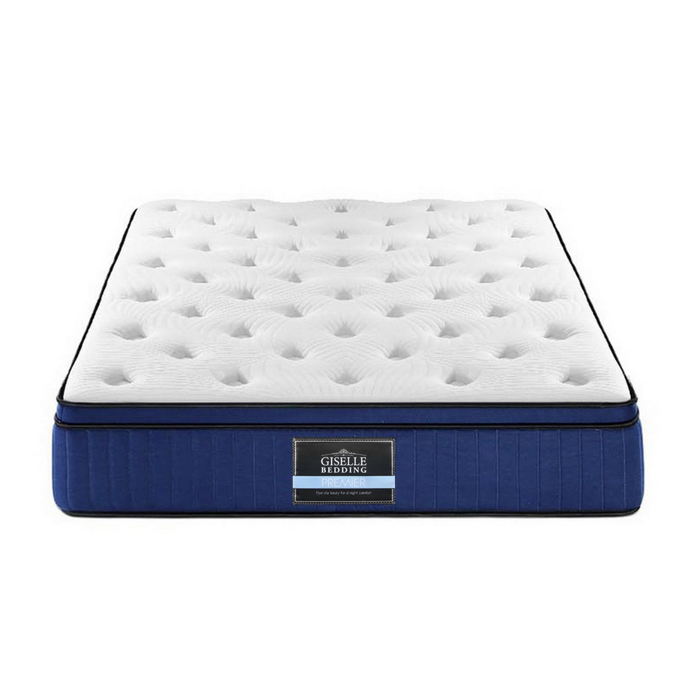 NNEDSZ Bedding Franky Euro Top Cool Gel Pocket Spring Mattress 34cm Thick – Double