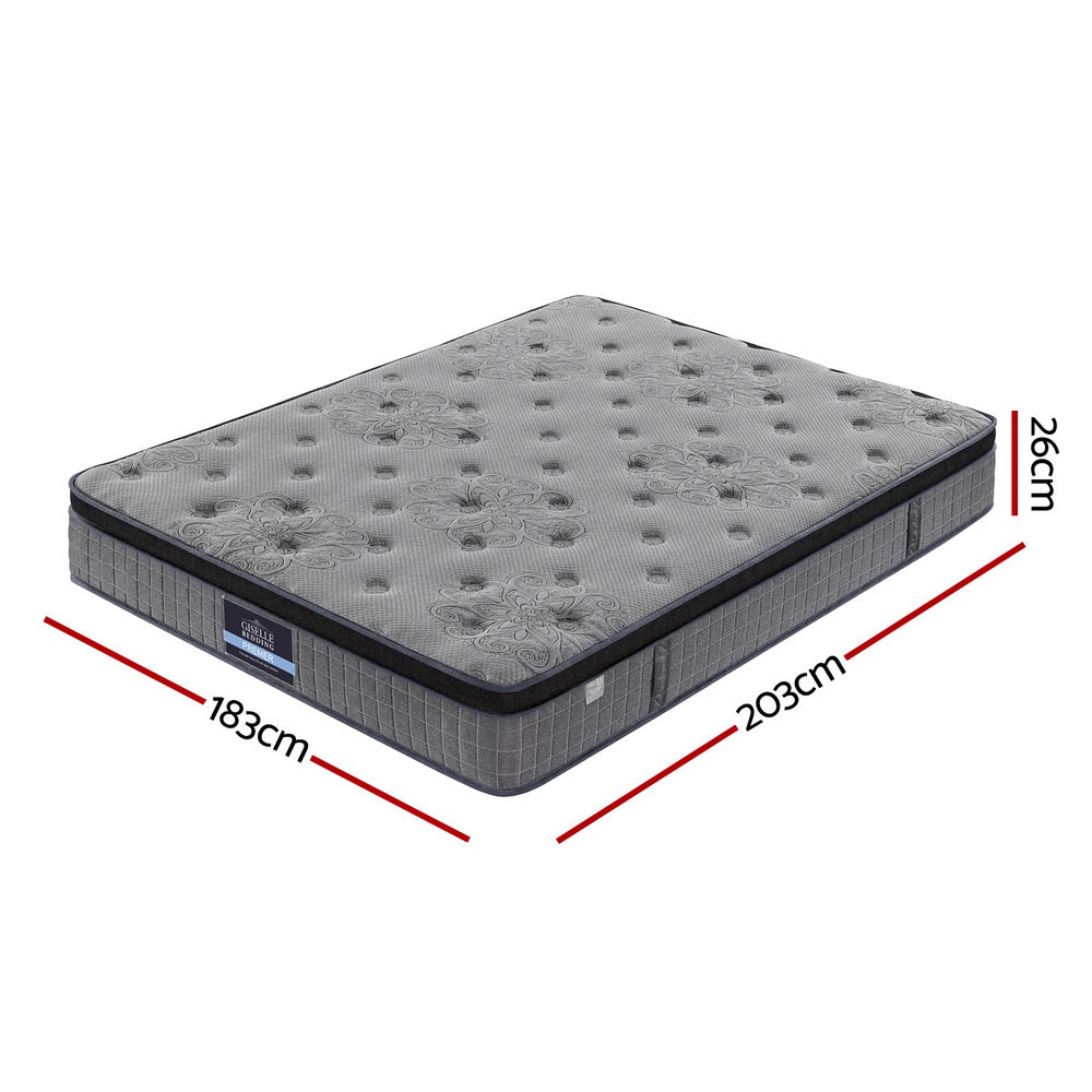 26cm Giselle Mattress King Latex Foam Mattresses-1