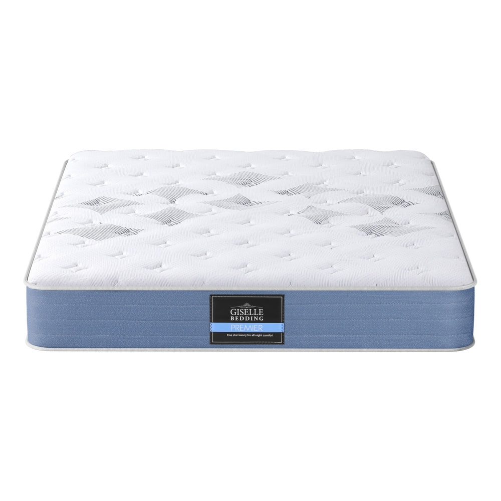 25cm Giselle Mattress King Bed Pocket Spring Mattresses-2