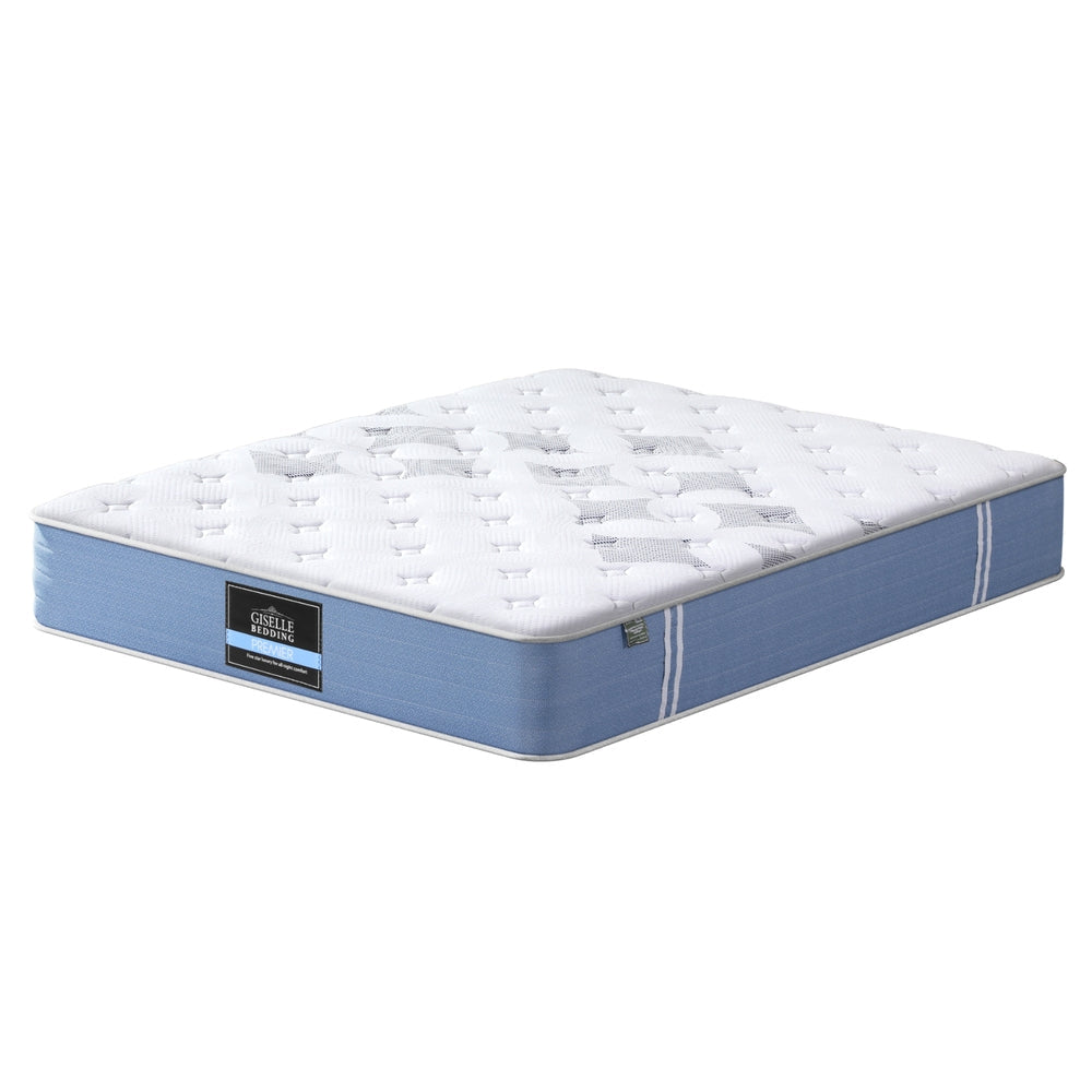 25cm Giselle Mattress Queen Bed Pocket Spring Mattresses-0