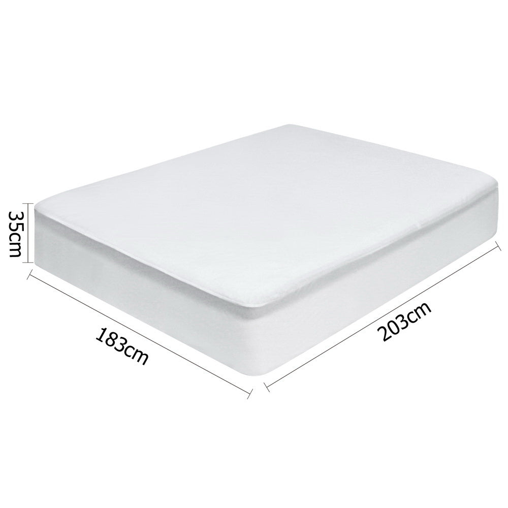 NNEDSZ  Bedding King Size Waterproof Bamboo Mattress Protector