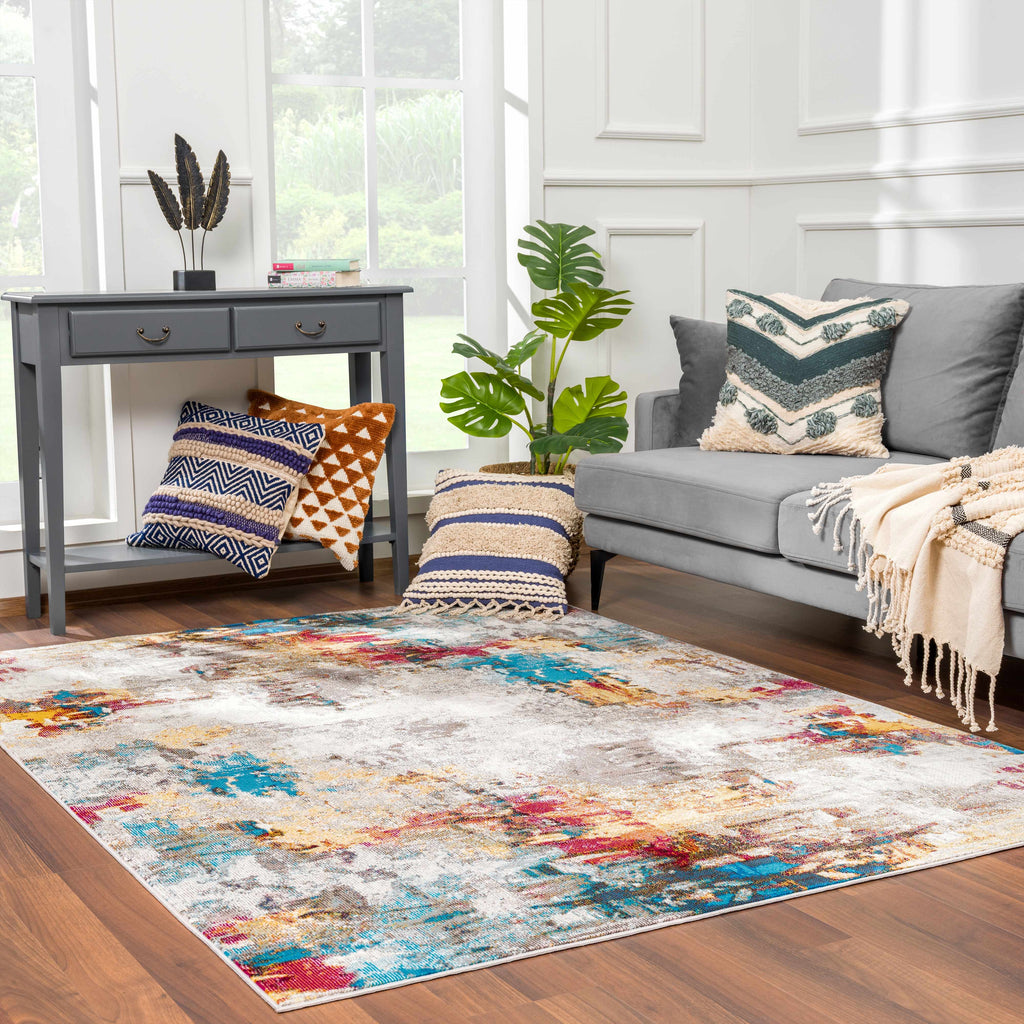 Mardin Abstract Area Rug - Clearance-1