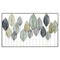 NNEDSZ Metal Wall Art Hanging Sculpture Home Decor Leaf Tree of Life Framed-0