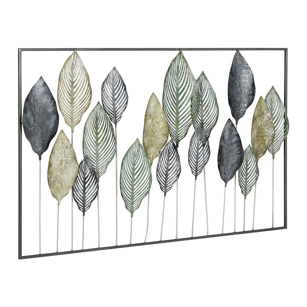 NNEDSZ Metal Wall Art Hanging Sculpture Home Decor Leaf Tree of Life Framed-2