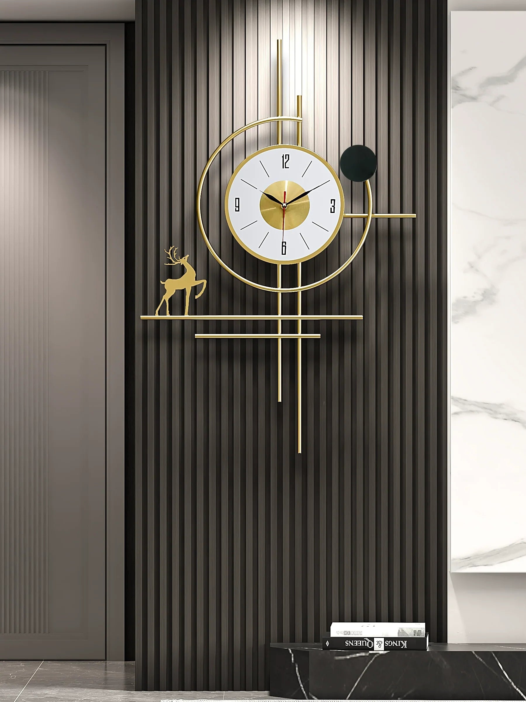 Luxury Fashion Wall Art Clock | 42x66 cm-2