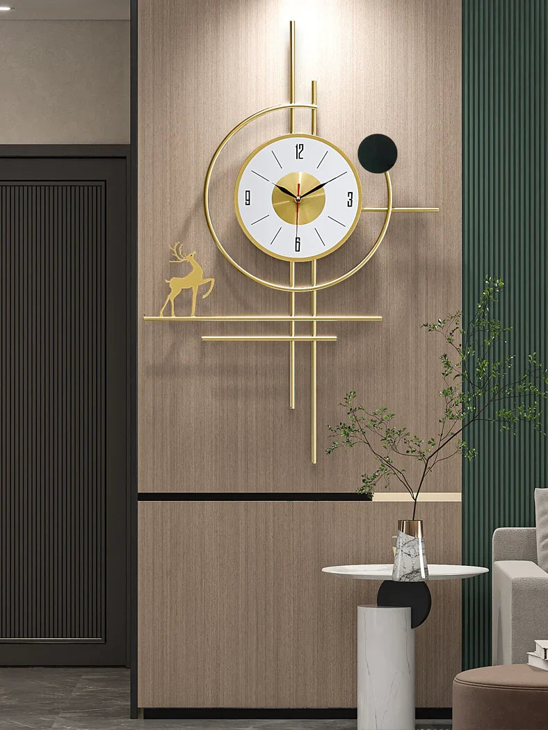 Luxury Fashion Wall Art Clock | 42x66 cm-3