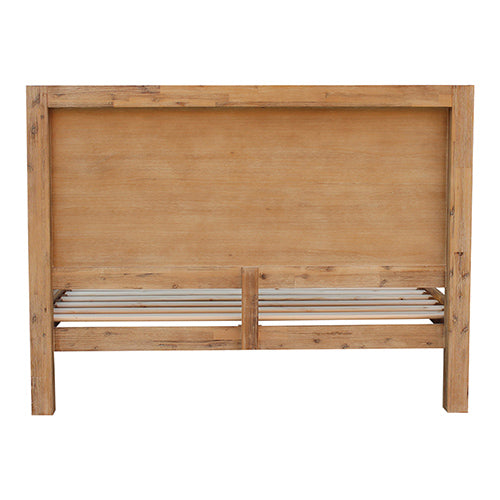 NNEDSZ Bed Frame King Size in Solid Wood Veneered Acacia Bedroom Timber Slat in Oak-2