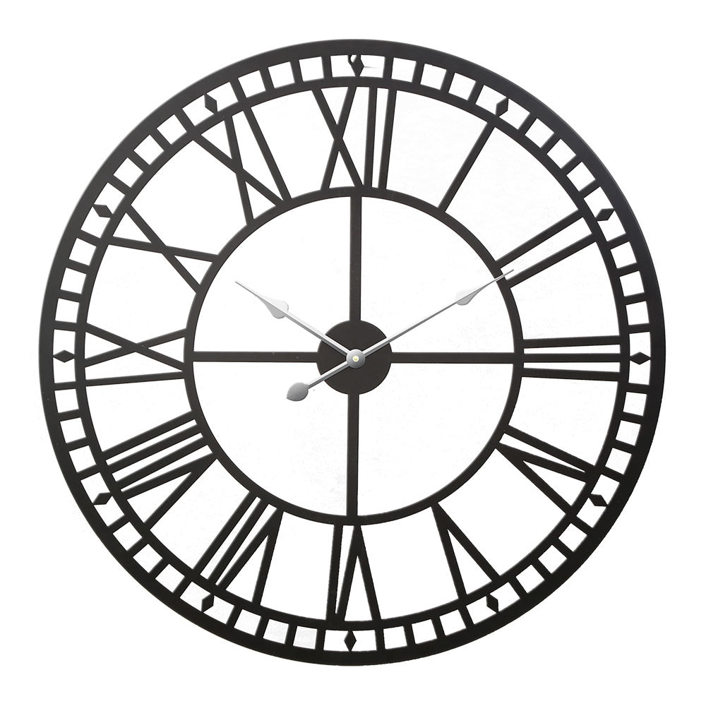 NNEDSZ Wall Clock Large Modern Vintage Retro Metal Clocks 60CM Home Office Decor-0
