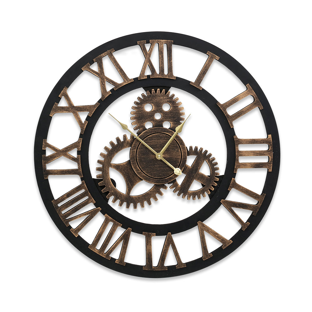 NNEDSZ Wall Clock Large Modern Vintage Retro Metal Clocks 80CM Home Office Decor-0