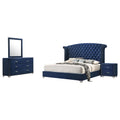 Kennedy Pacific Blue 4-piece Queen Bedroom Set
