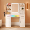 Vanity Desk 42 Inch ChromaticIllumination LED Mirror-0
