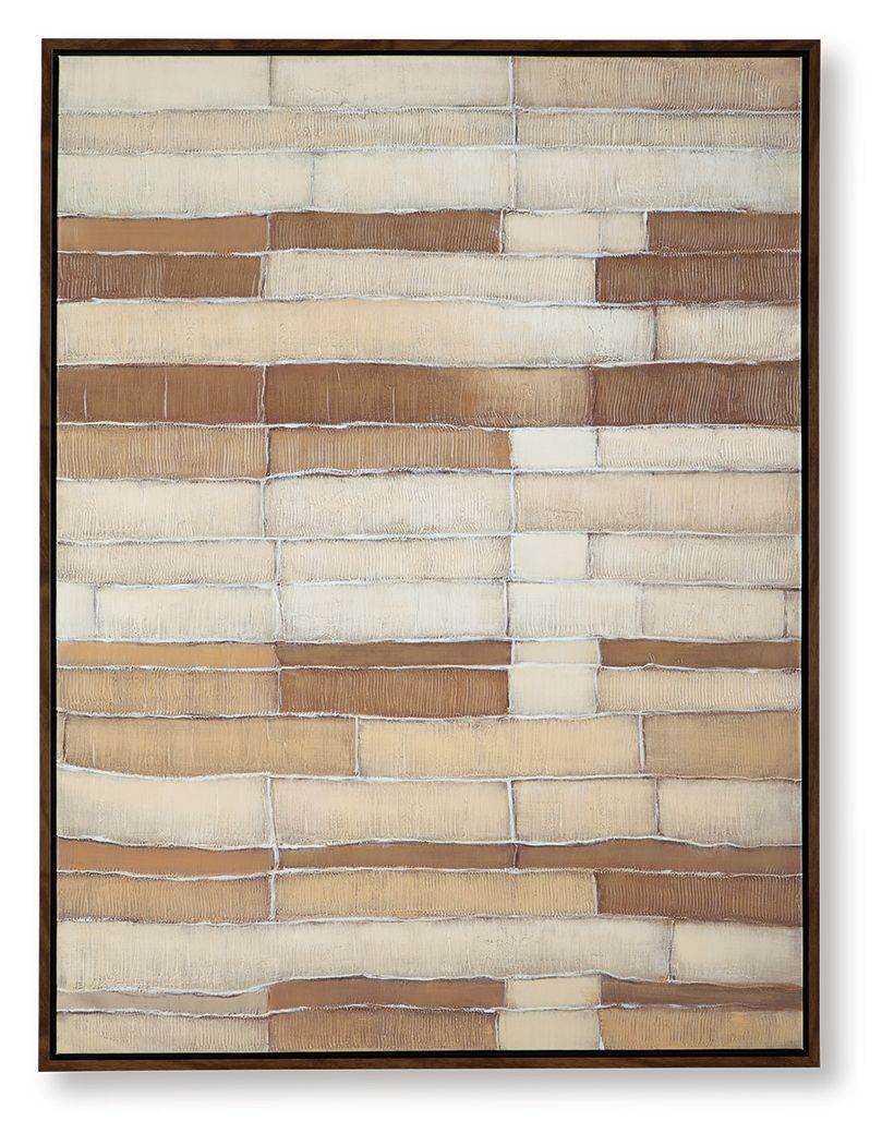 Kalanmore - Wall Art - Brown / Tan / White-0