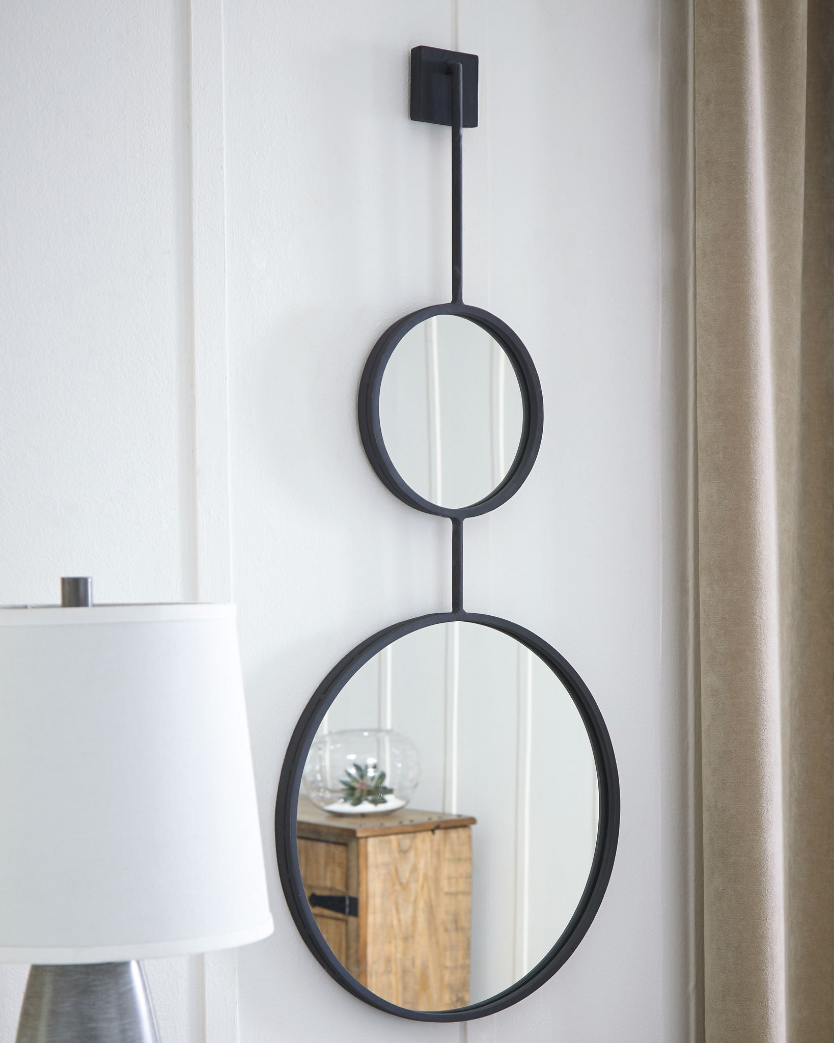 Brewer - Accent Mirror - Black-2