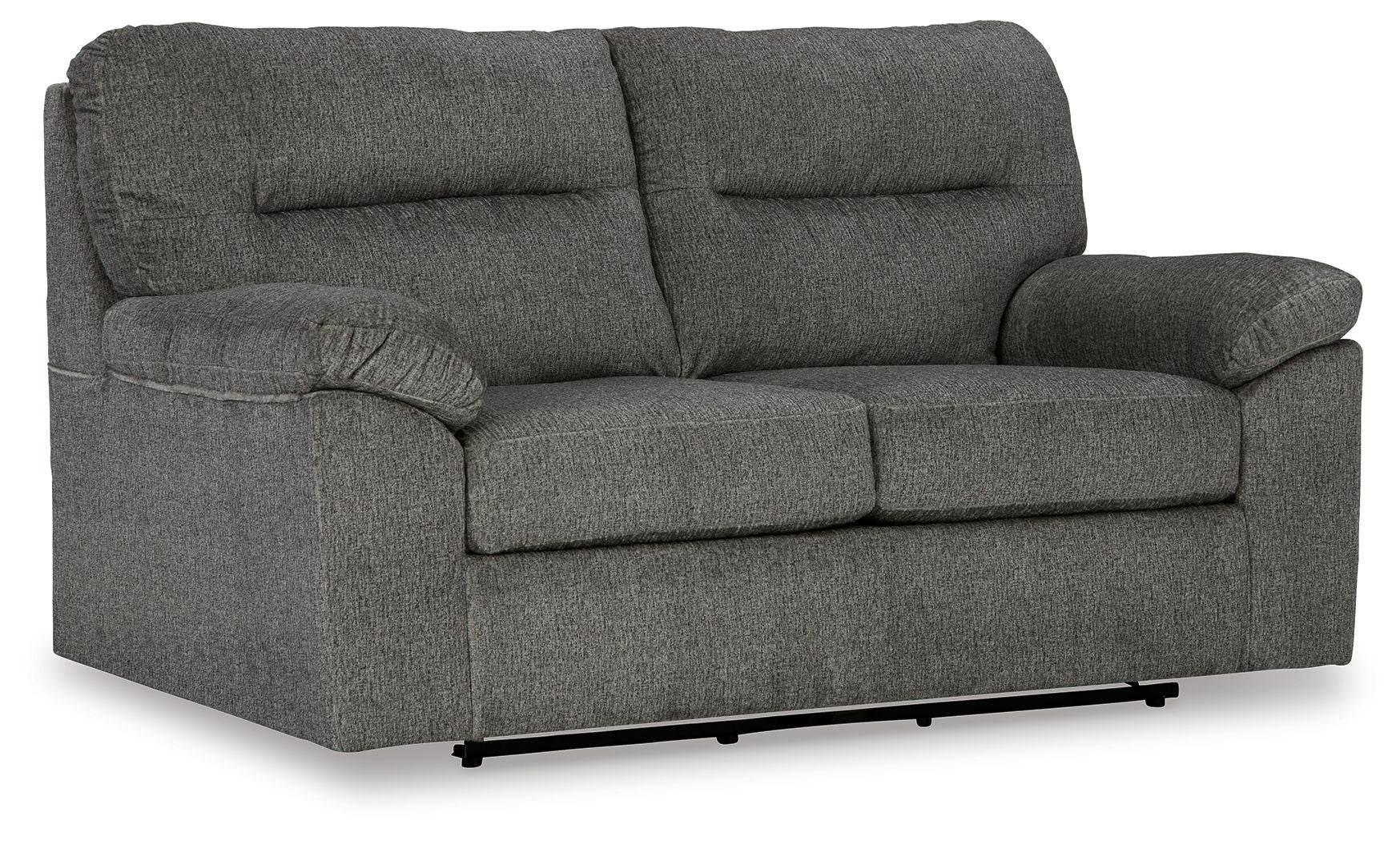 Bindura - Glider Loveseat - Mineral-0