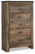 Trinell - Five Drawer Chest - Brown-0