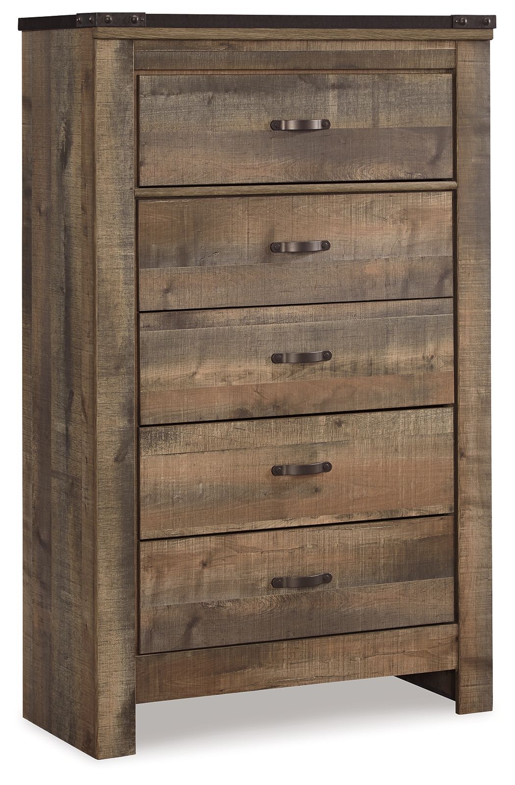 Trinell - Five Drawer Chest - Brown-0