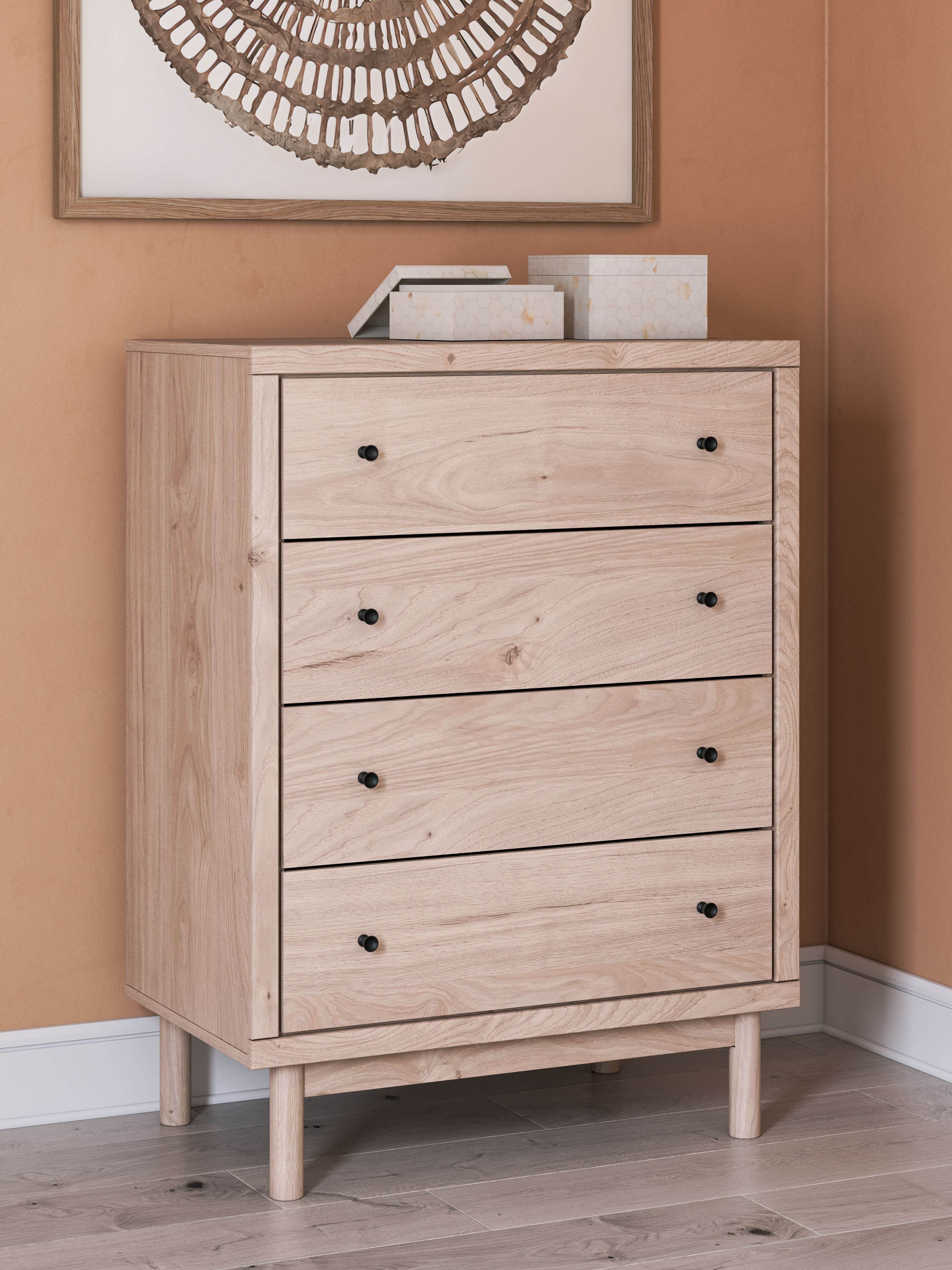 Arloster - Four Drawer Chest - Tan-1