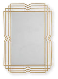 Claybrook - Accent Mirror - Gold Finish-0