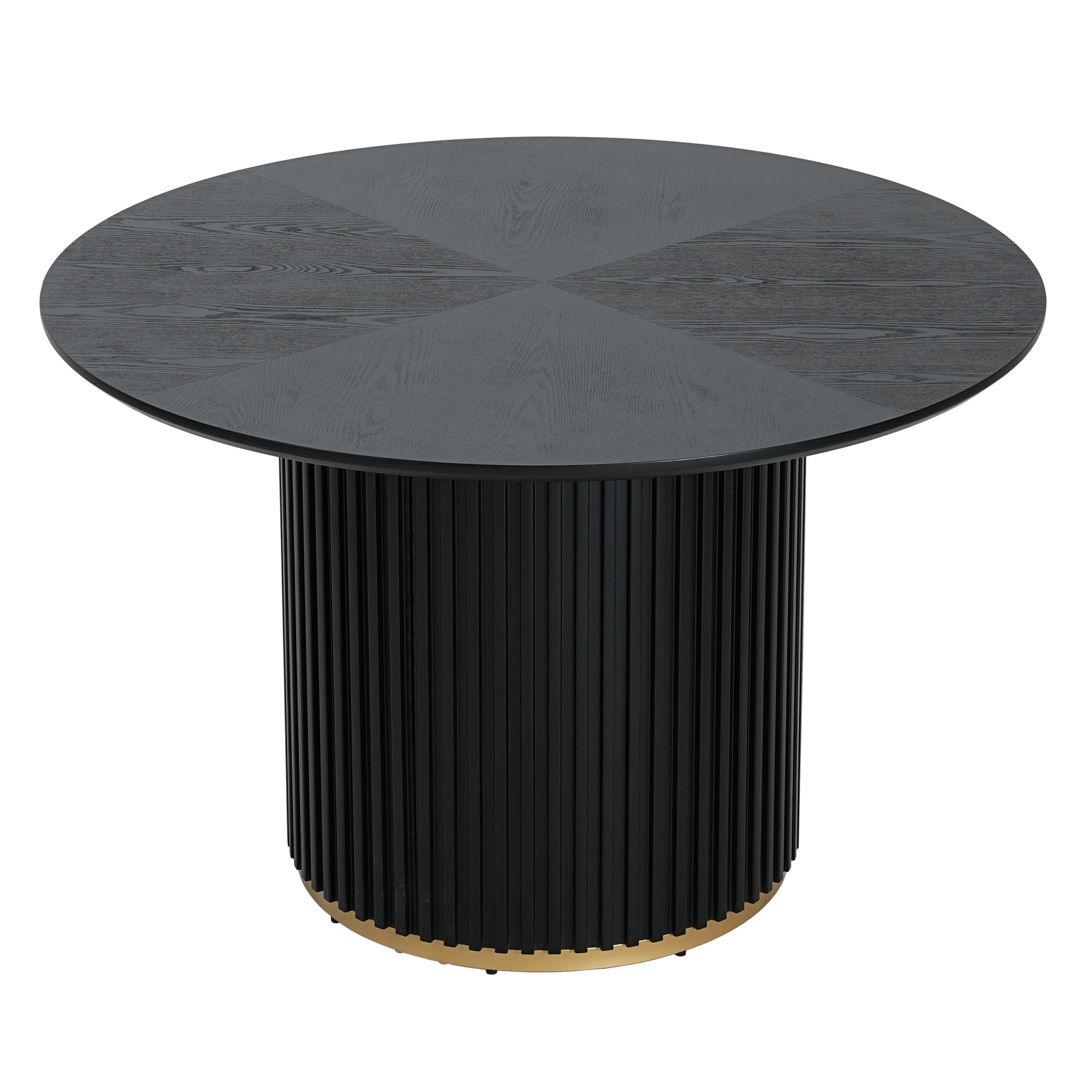 47.25' Round Pedestal Dining Table-N771P194860H_N771P194876J (Black)