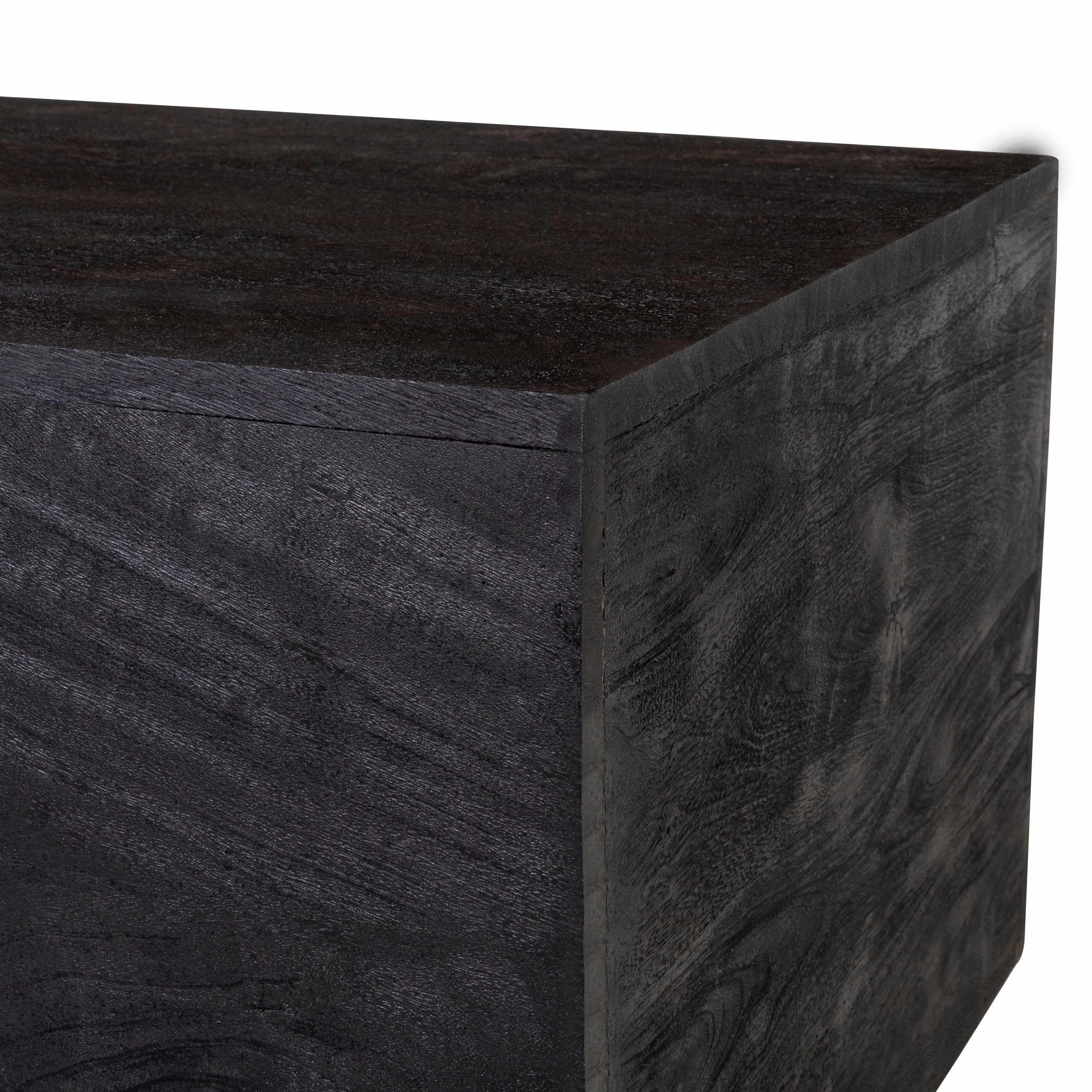 Abana Black Minimalist Coffee Table