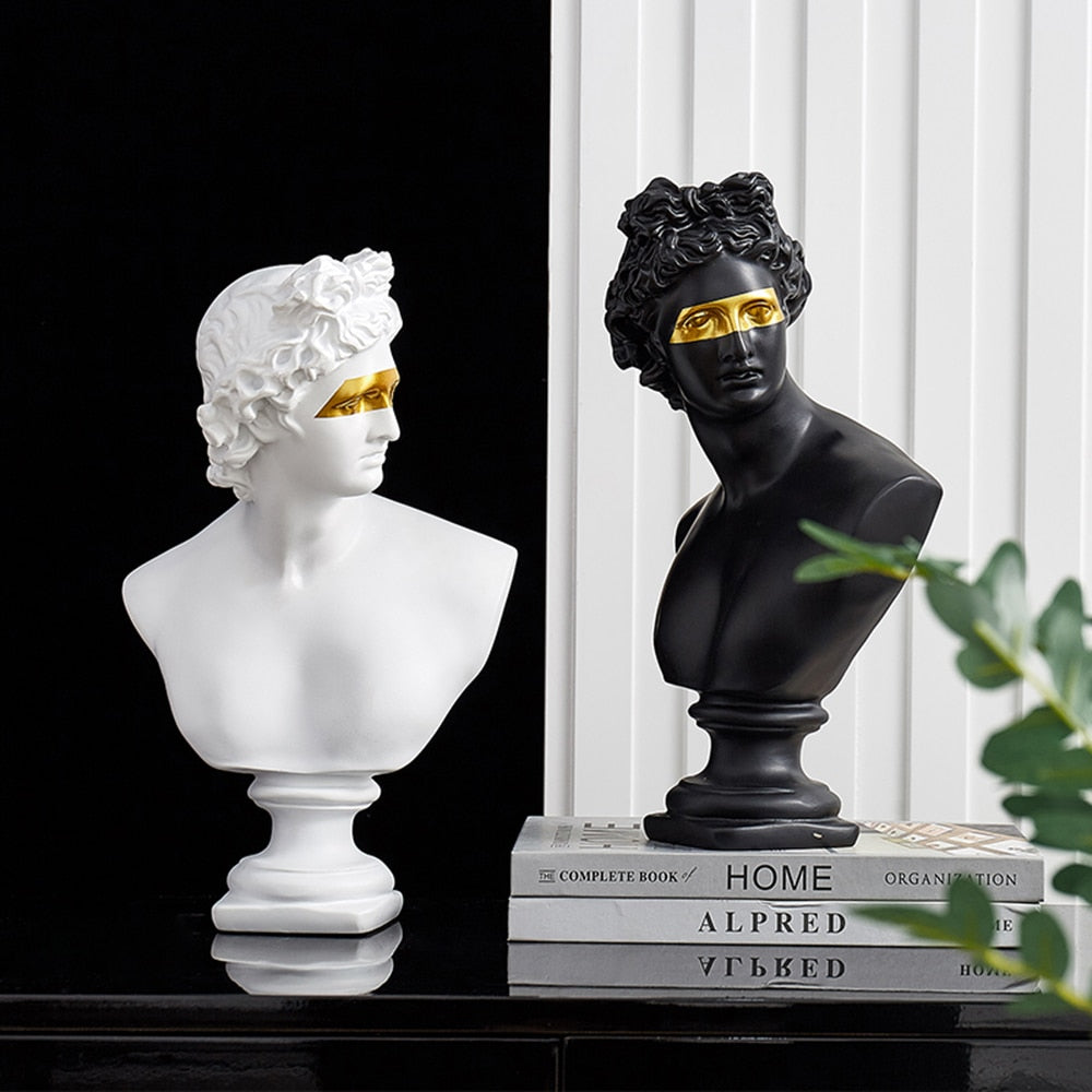David Resin Statue Sculpture-3