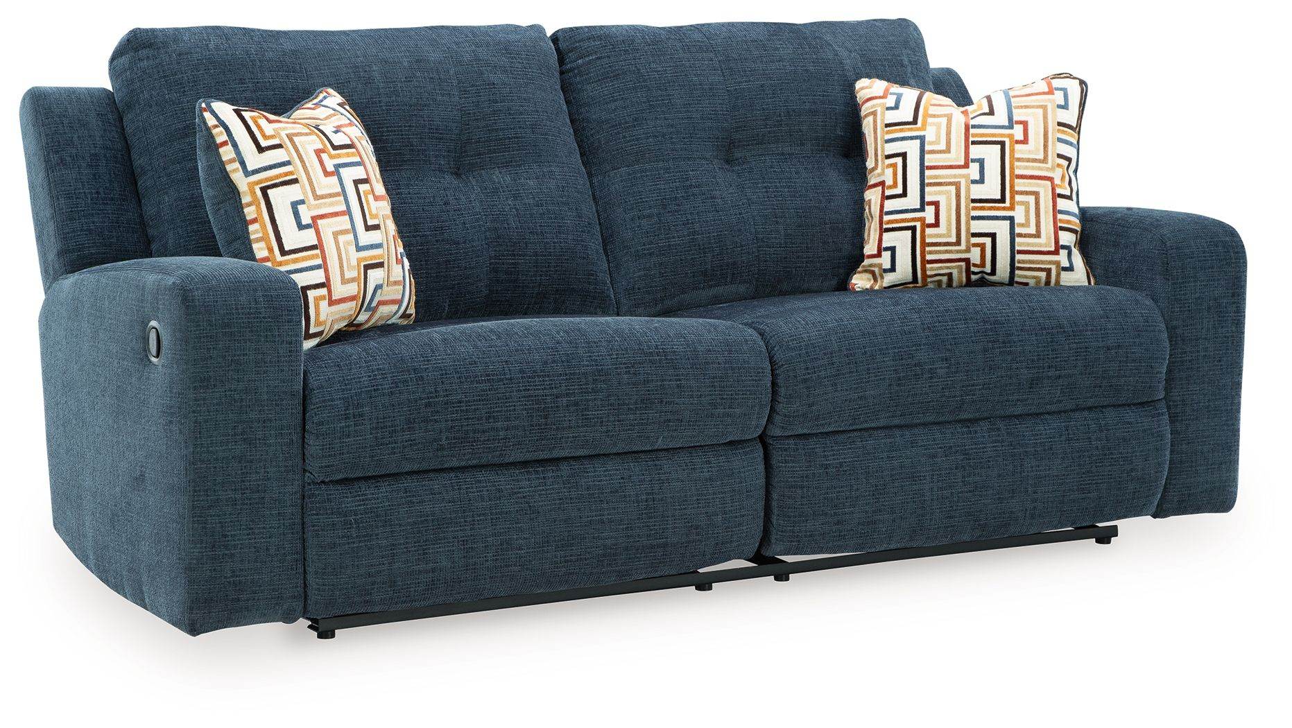 Danum - 2 Seat Reclining Sofa - Fabric - Ink-0