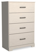 Stelsie - Four Drawer Chest - White-0