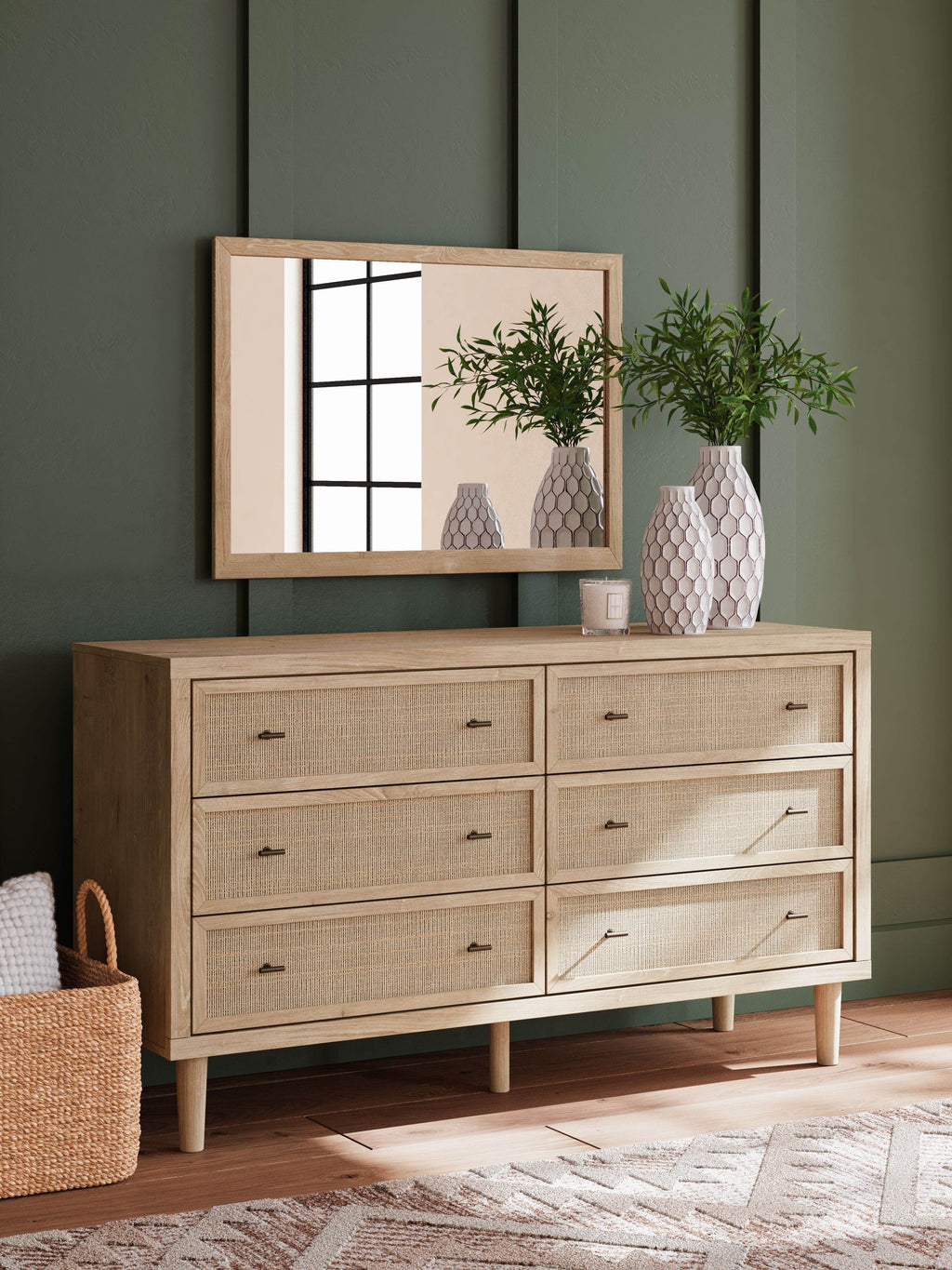 Cielden - Dresser And Mirror - Two-Tone-1