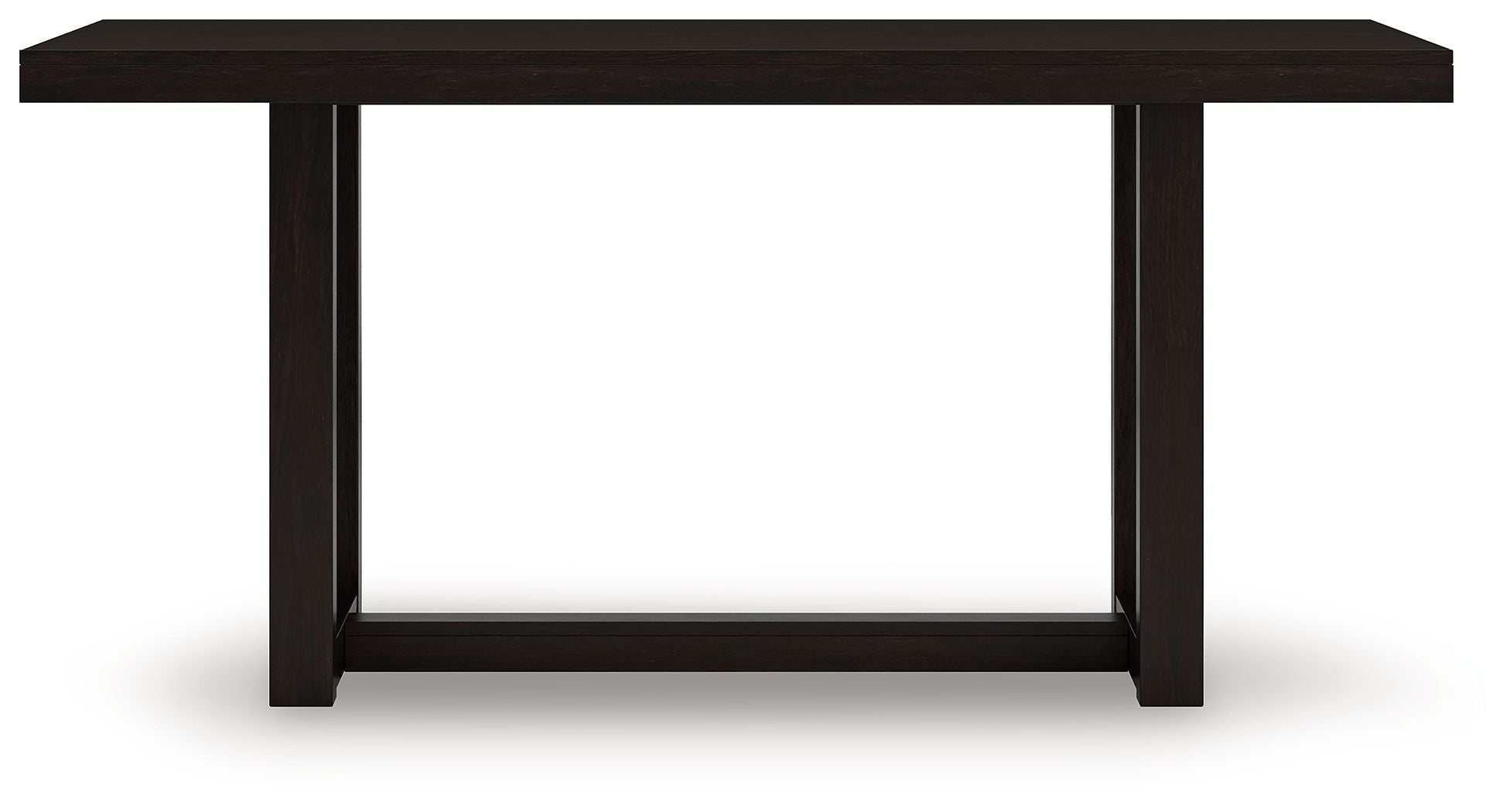 Neymorton - Rectangular Dining Room Counter Table - Dark Grayish Brown-1