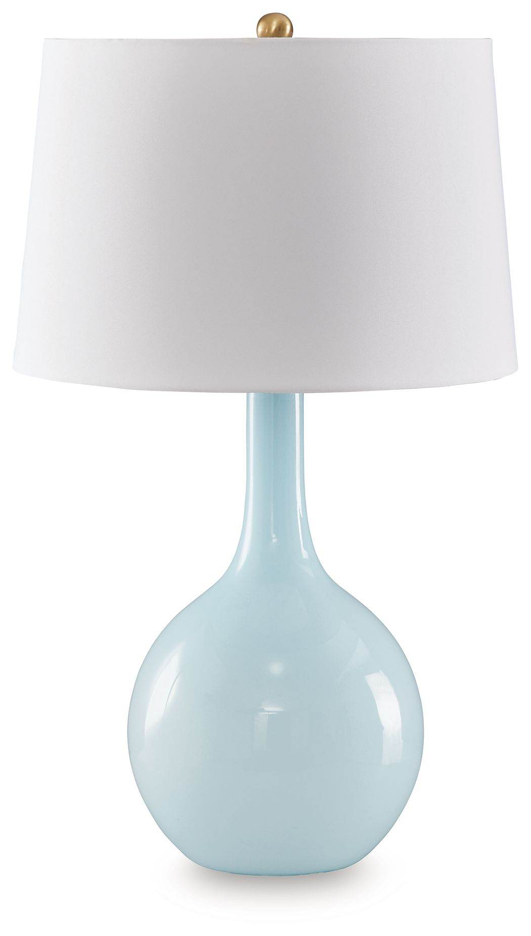 Rylanton - Glass Table Lamp - Aqua-0