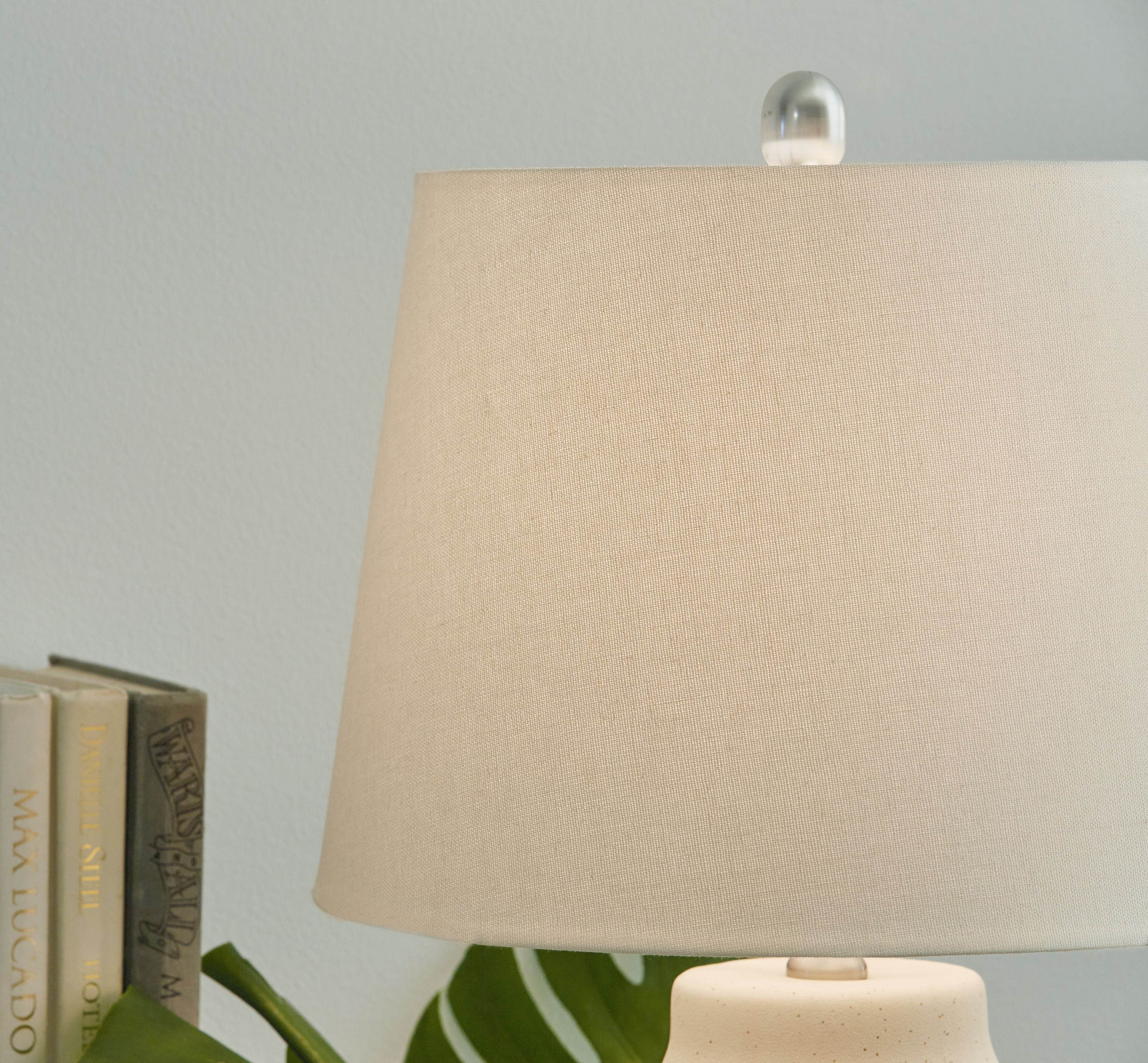 Afener - Ceramic Table Lamp (Set of 2) - Blue / Beige-2