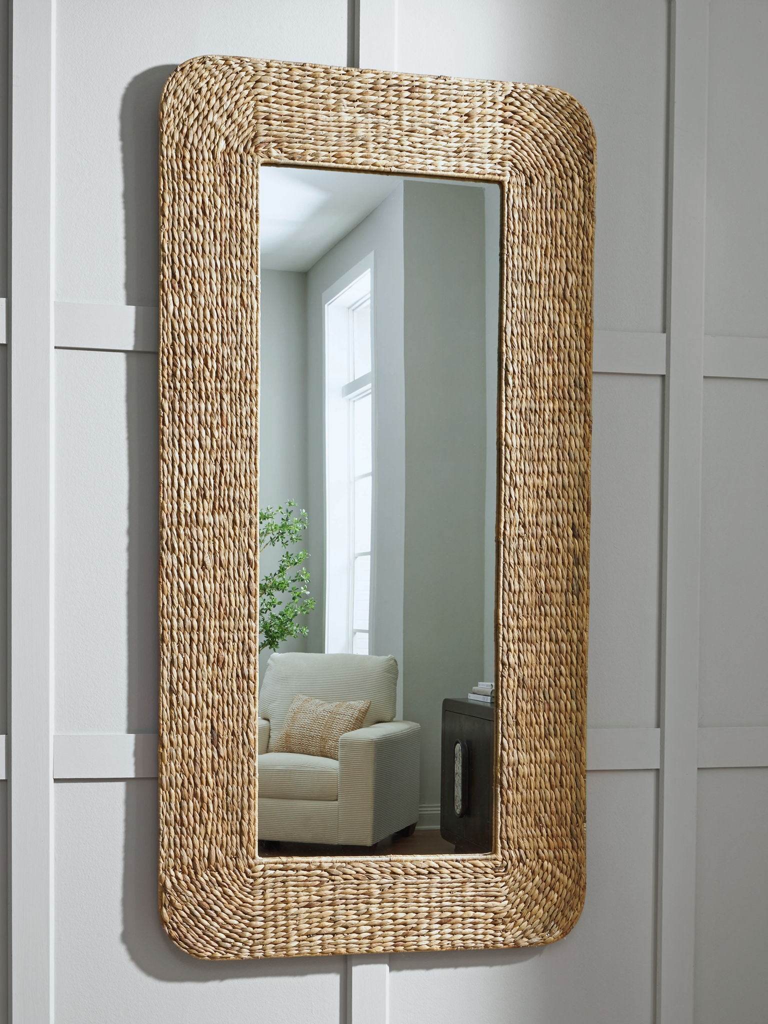 Norigan - Floor Mirror - Natural-1