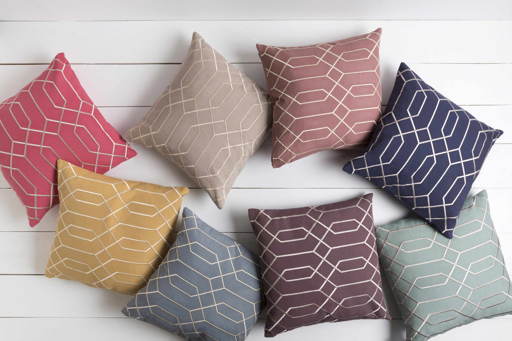 Kunle Mustard Geometric Accent Pillow - Clearance