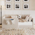 Velvet Upholstered Twin Size Daybed