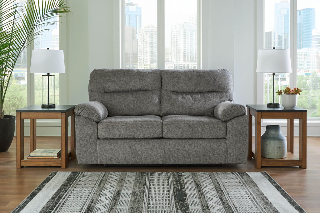 Bindura - Glider Loveseat - Mineral-2
