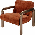 Brezolles Burnt Orange Accent Chair - Clearance