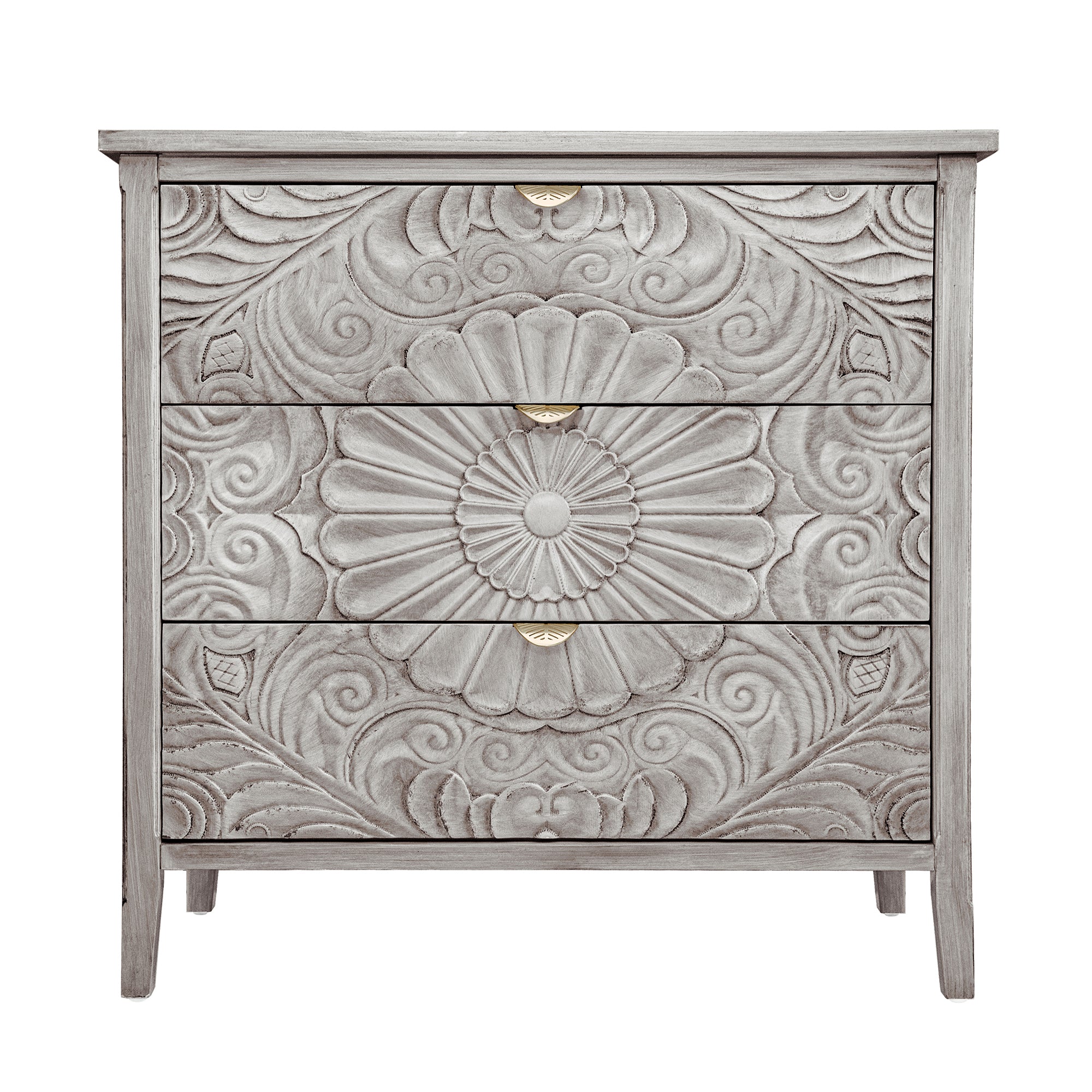 3 Drawer Cabinet, American Furniture, Suitable for Bedroom, Living Room, Study