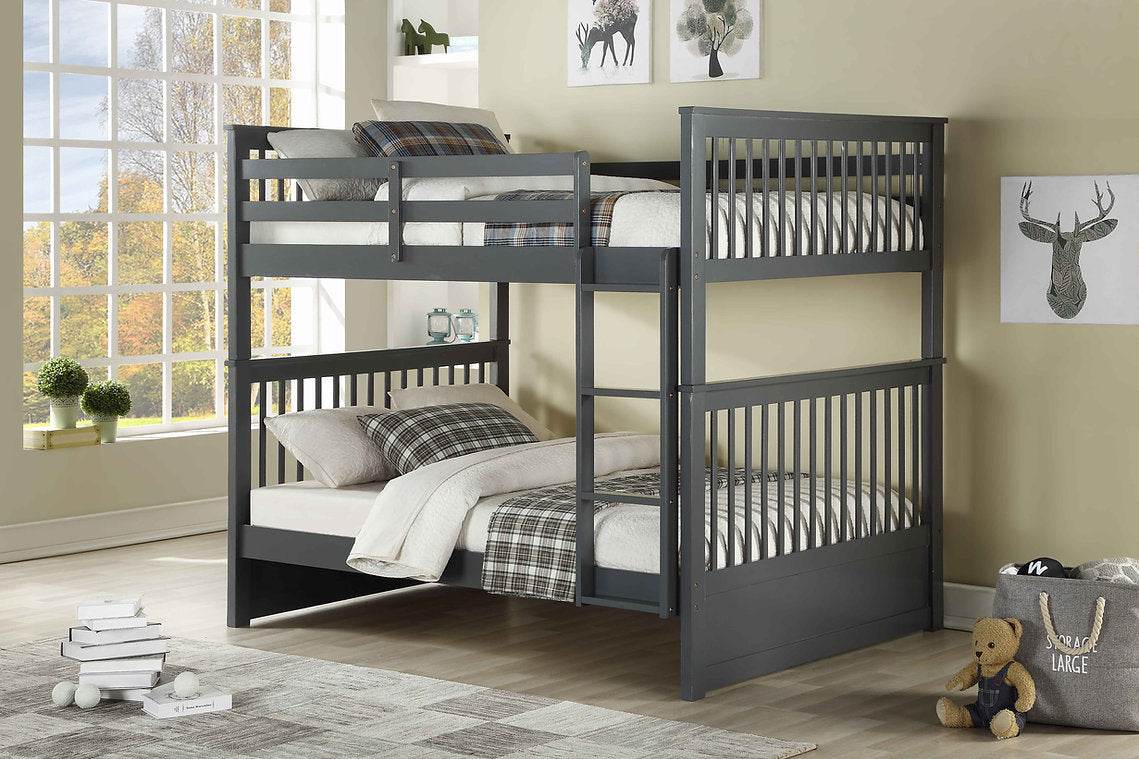 Enchanted Double over Double Bunk Bed - Solid Wood-1