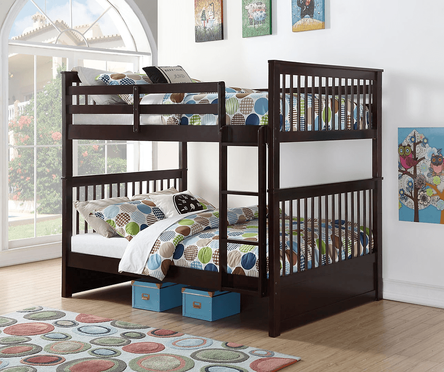 Enchanted Double over Double Bunk Bed - Solid Wood-0