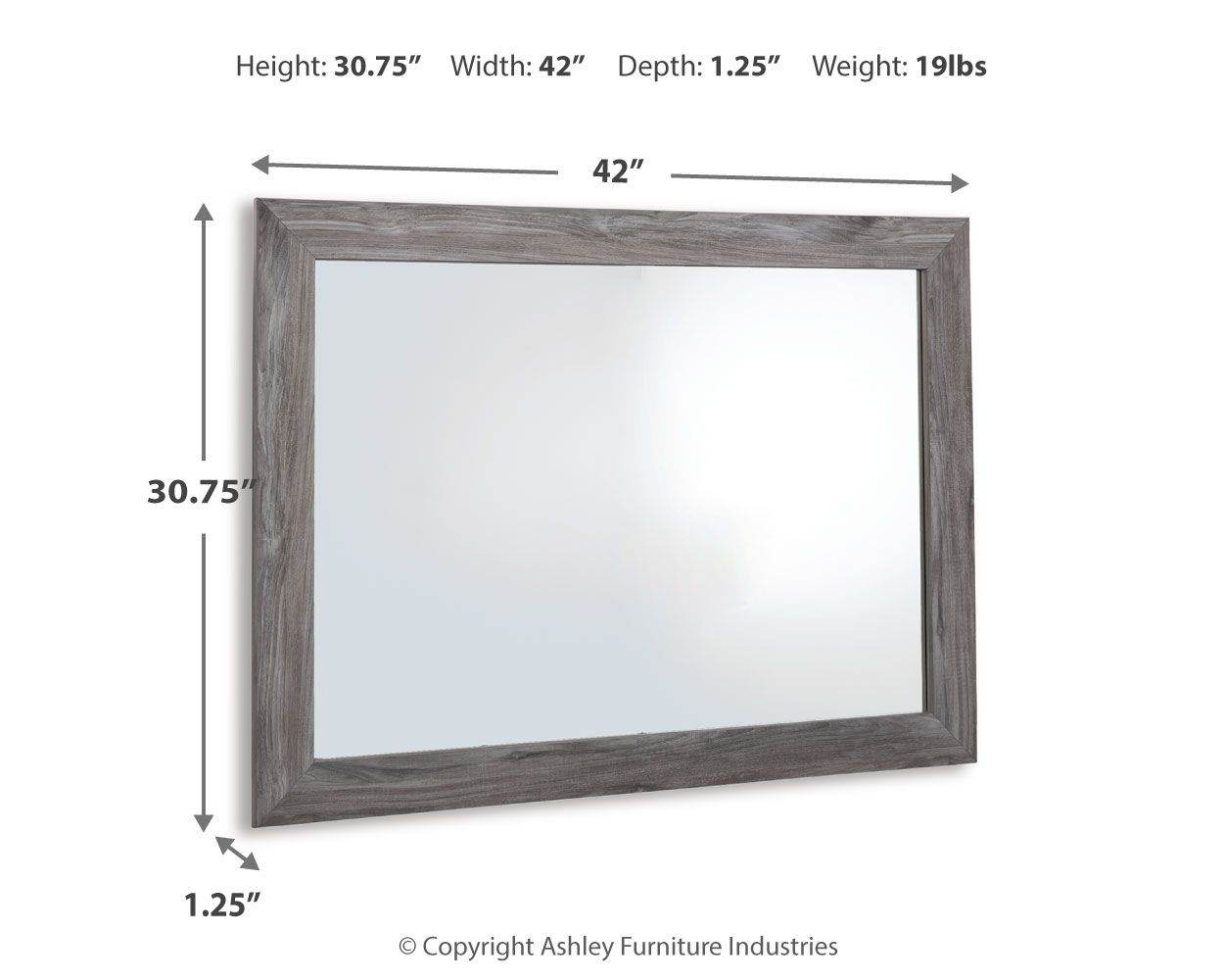 Bronyan - Bedroom Mirror - Dark Gray-1