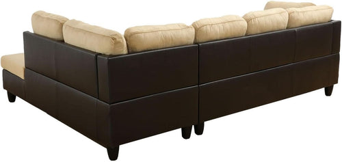 Beige Storage Sectional